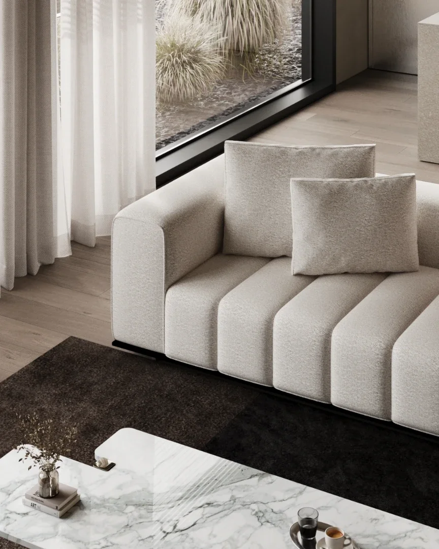New sofa model nocturne, a bespoke sofa design for your home.