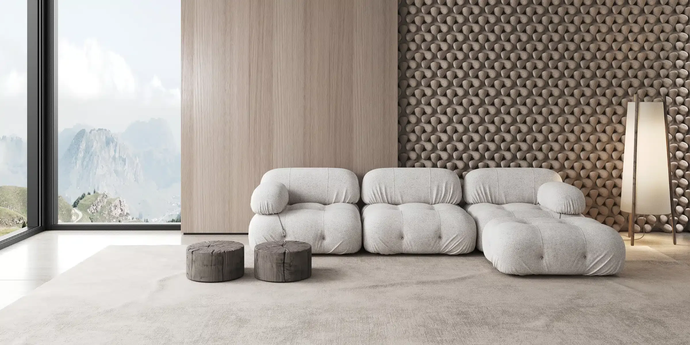 Sofa model Ted, unique sofa style.