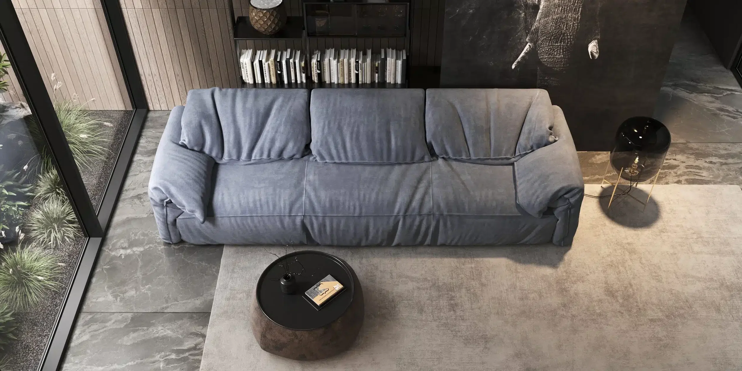 Luxury sofa model - belle trend sofa.