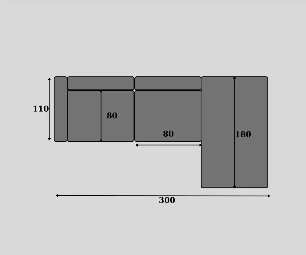 Technical sofa design configurator nr.10, sofa model free comfort.