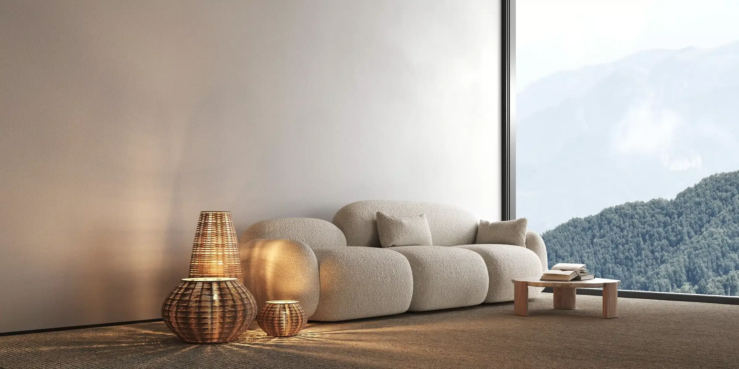 A sofa that will invite you to relax, a beautiful sofa for your living room, sofa model cloud.