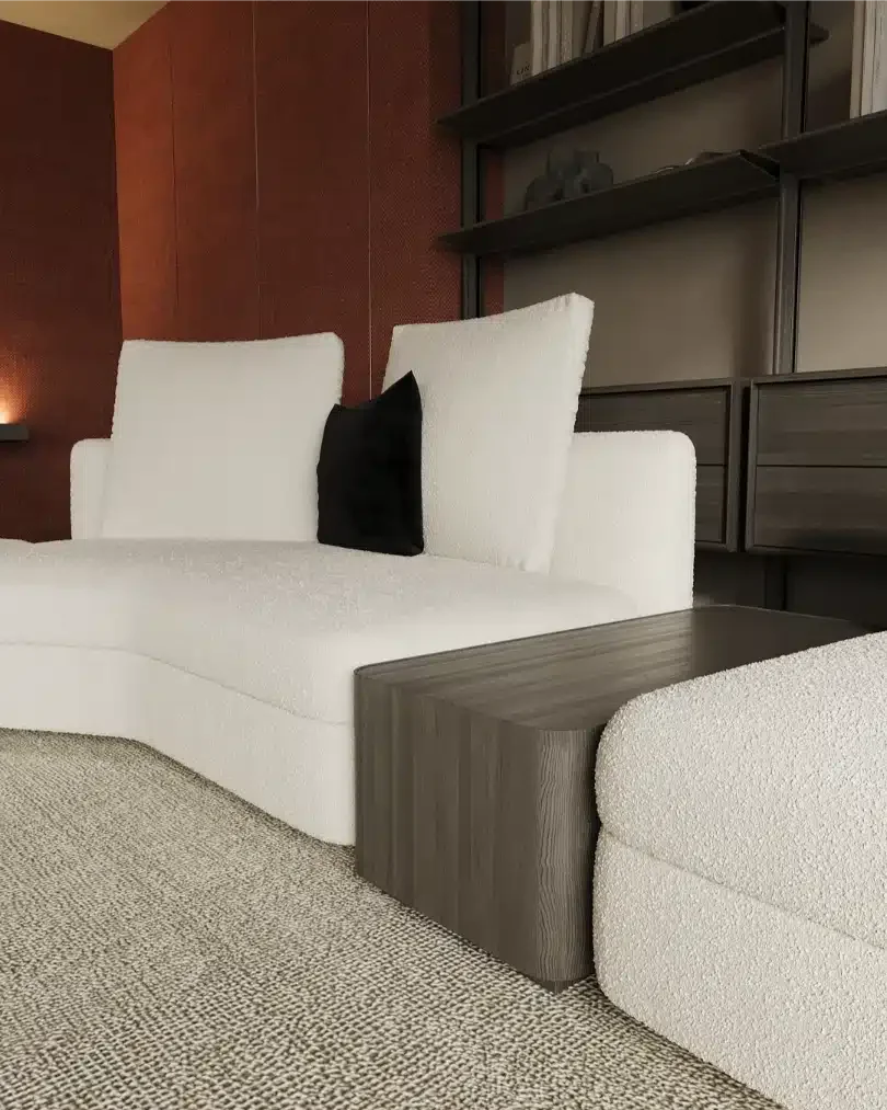 Modern sofa design model belle haven.