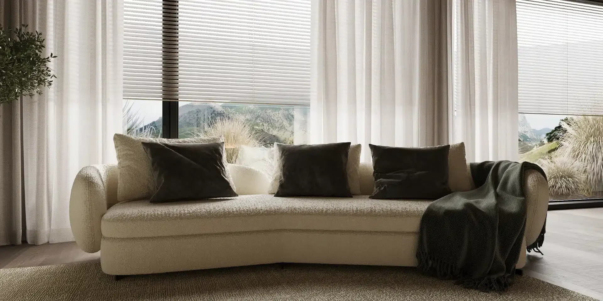 Made to measure sofa design, sofa model belle haven.