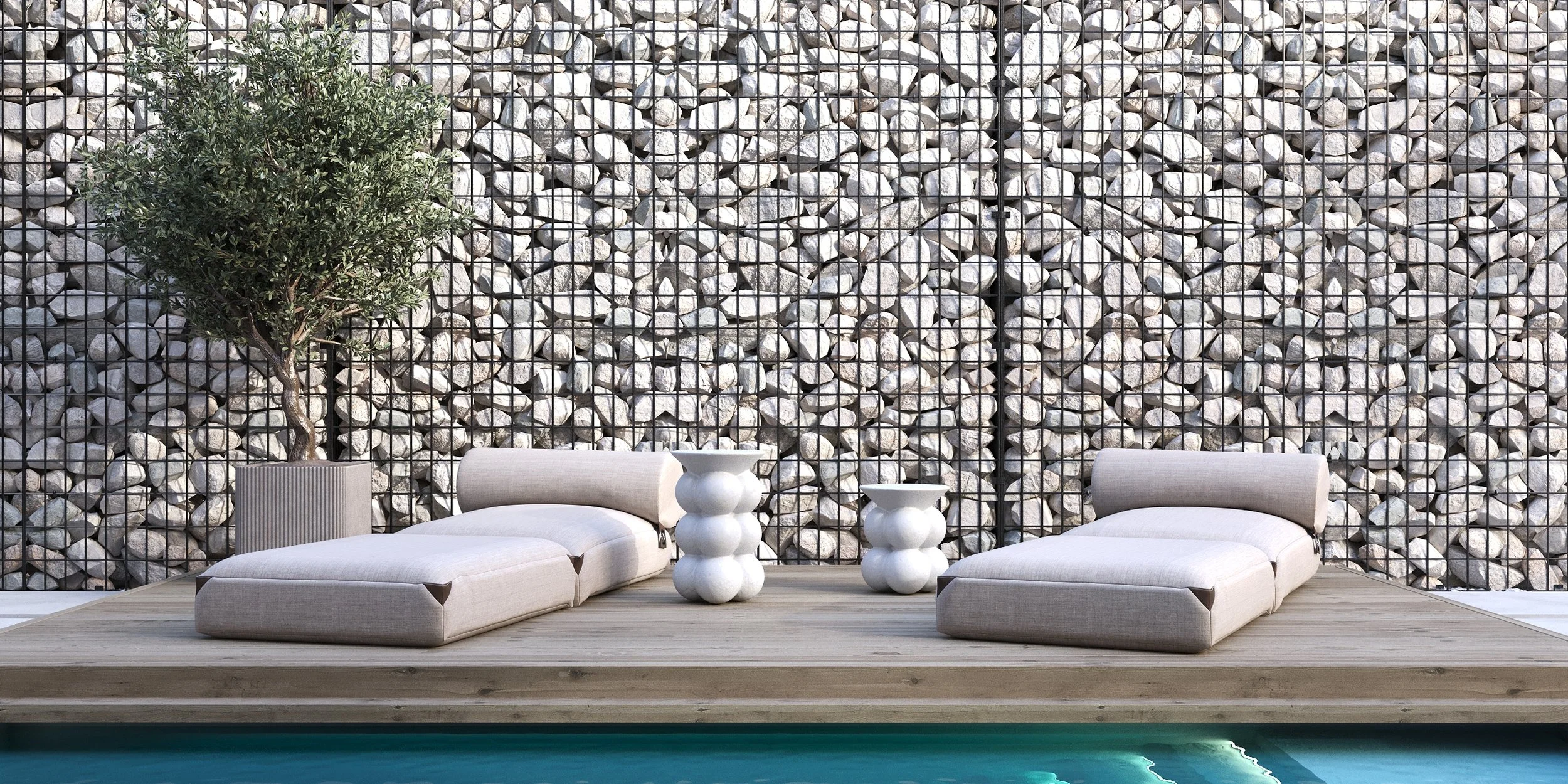 Luxury outdoor furniture model novo lounge.