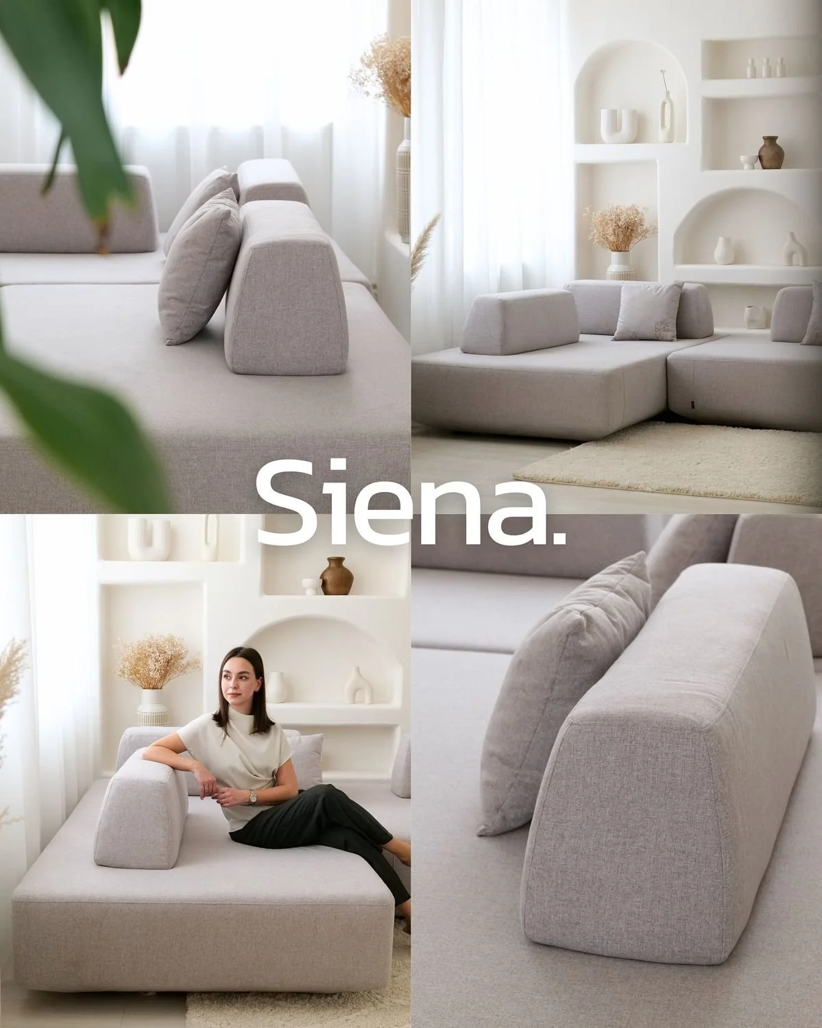 Modern sofa design model siena, a new sofa design concept.