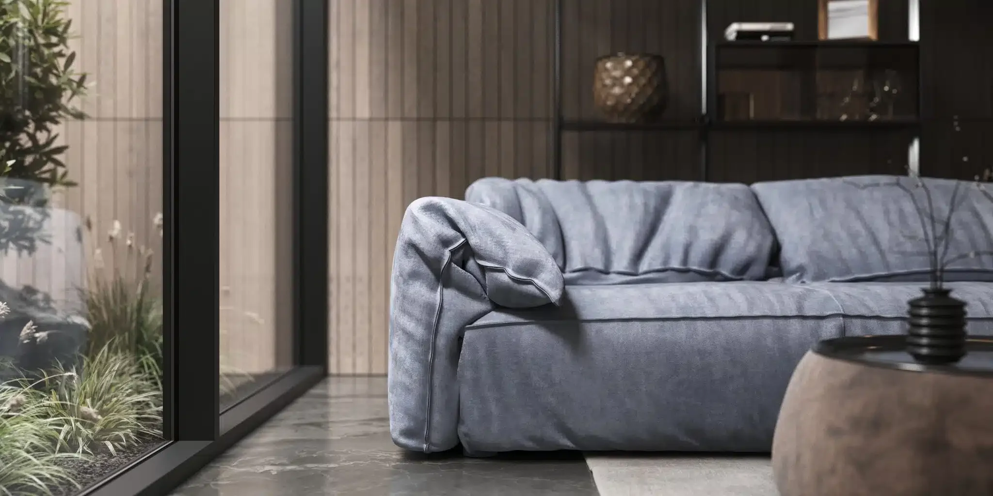 Bespoke furniture, sofa model belle trend.