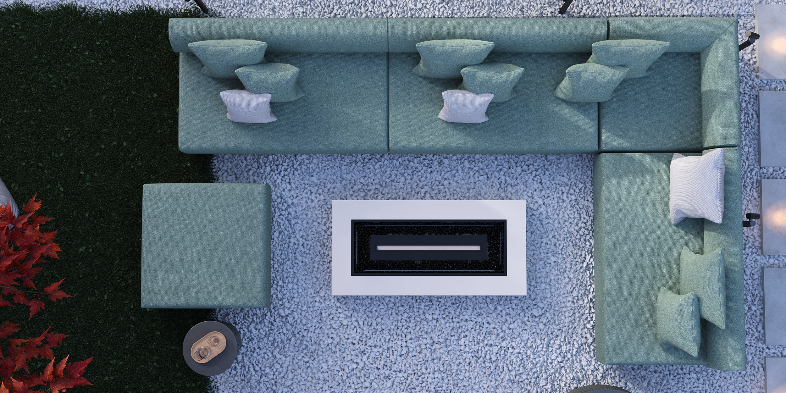 Premium outdoor furniture model aqua rest.