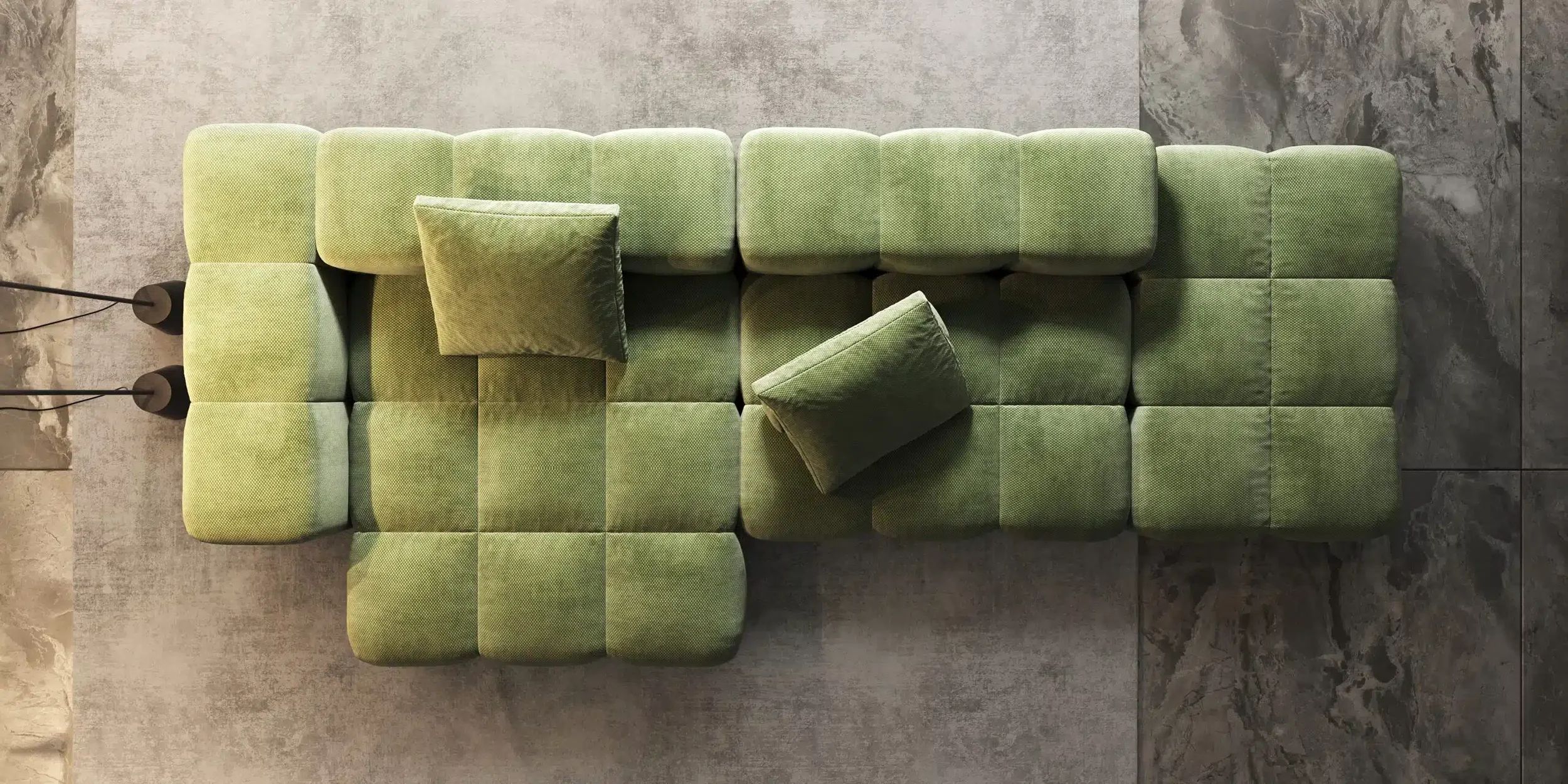 Sofa design model Imperial, custom made sofa.