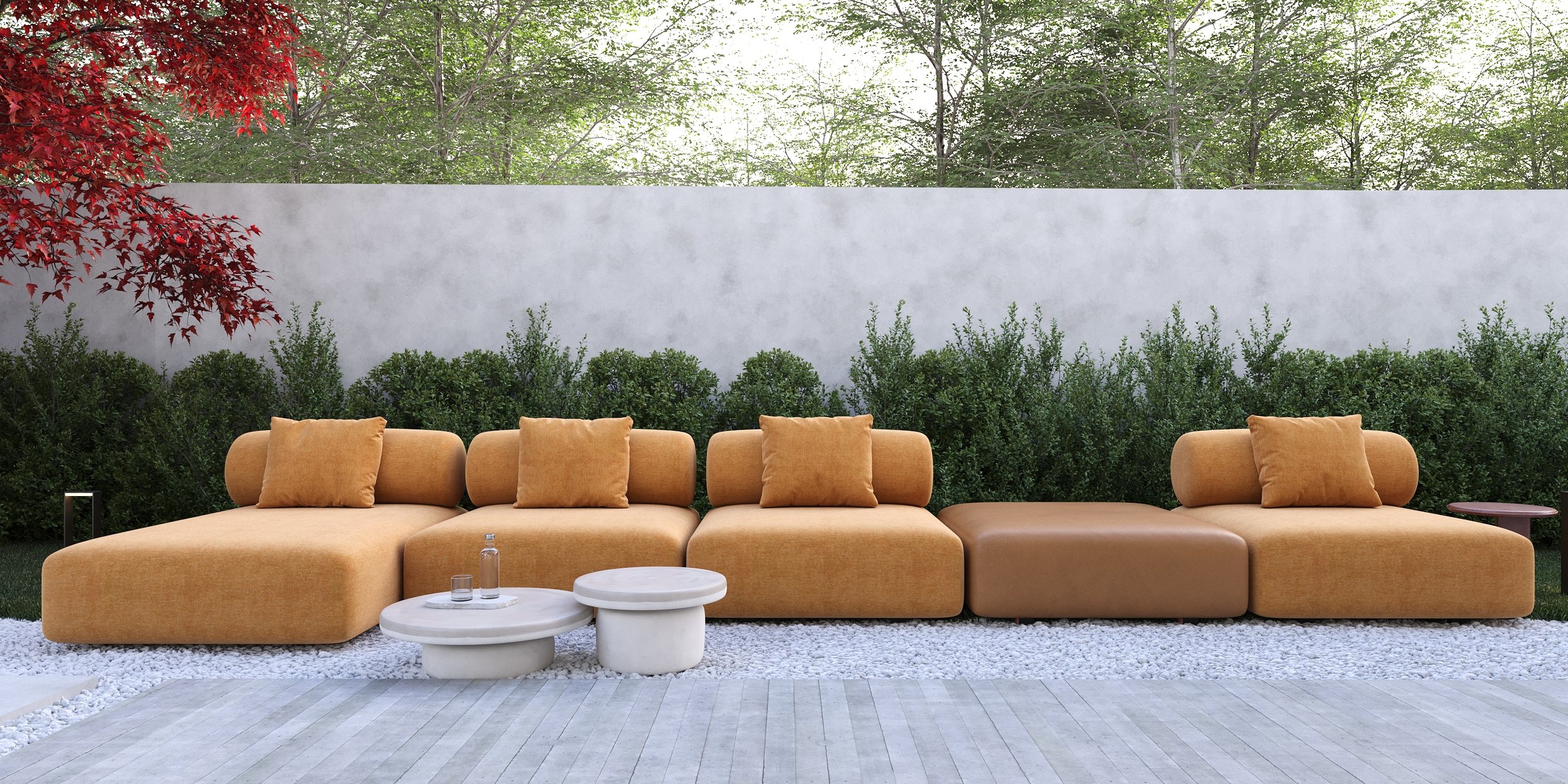 Order your outdoor sofa furniture now, model Mozo.