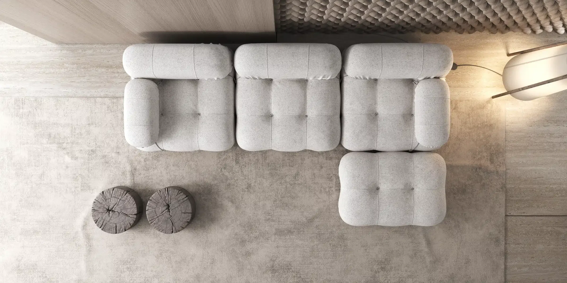 The cosiest sofa, sofa model Ted, modular sofa design.
