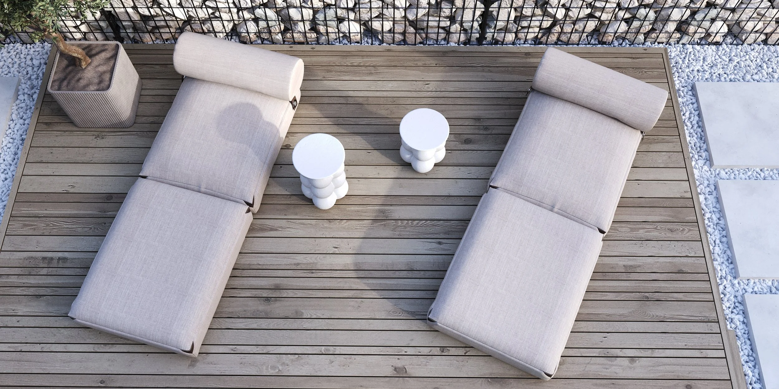 Modern outdoor furniture model novo lounge.