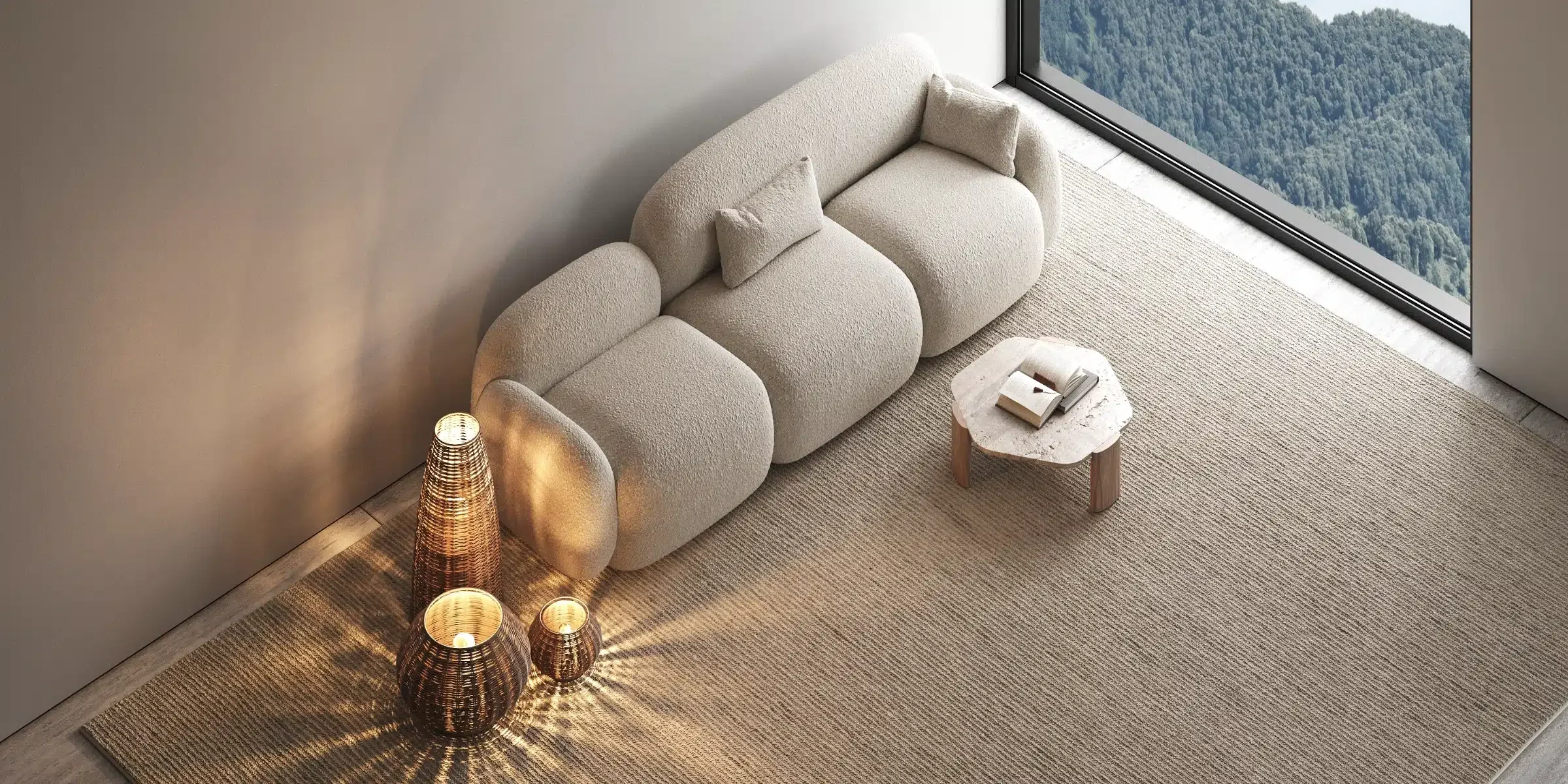 Modern sofa design model Cloud.