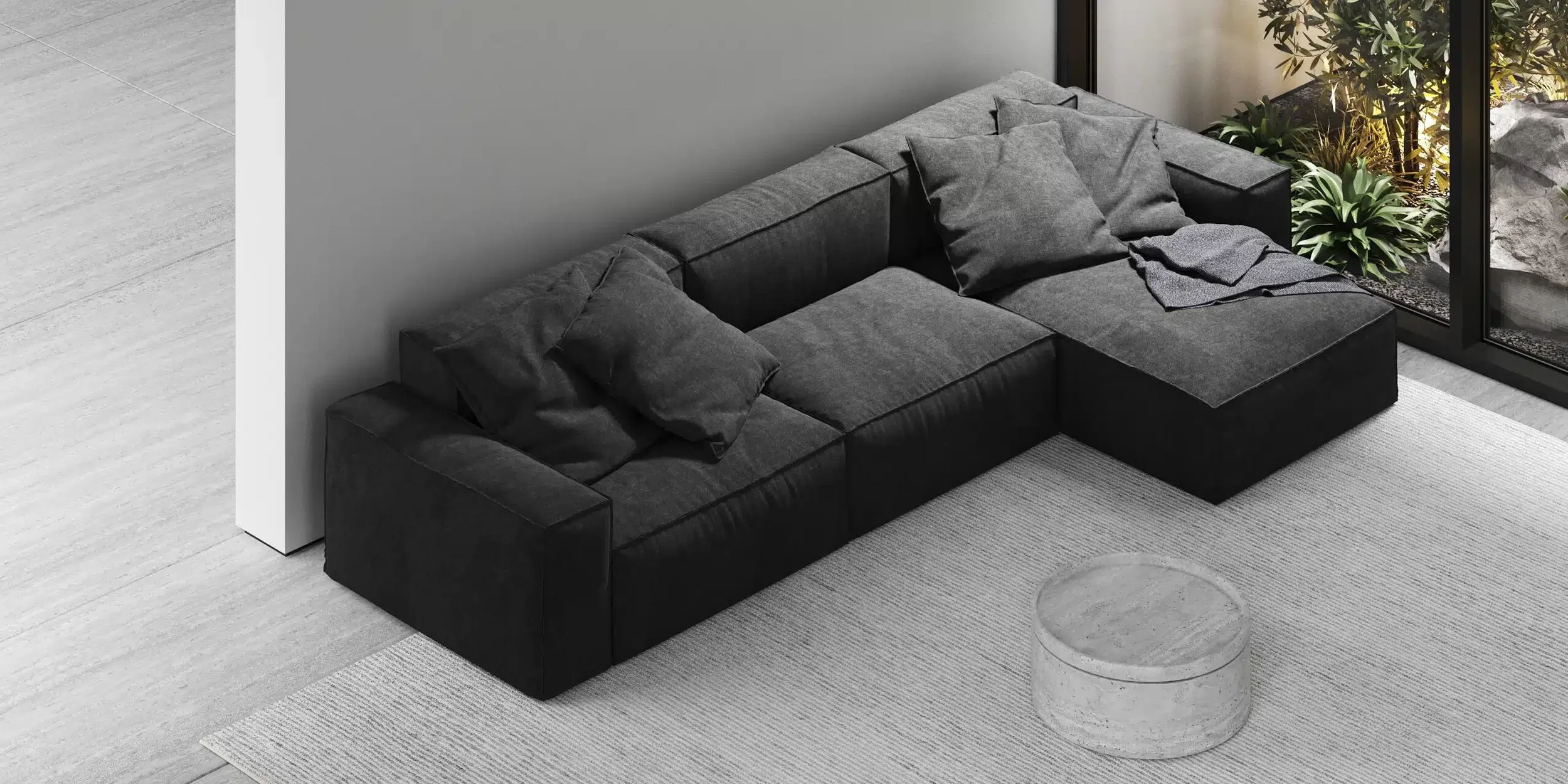Custom made sofa bed, designed to suit every taste and interior decor.