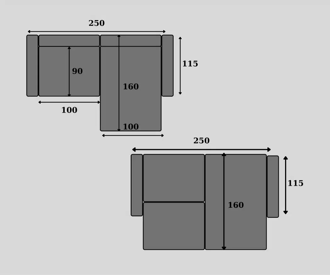 Technical sofa bed design configurator nr.2