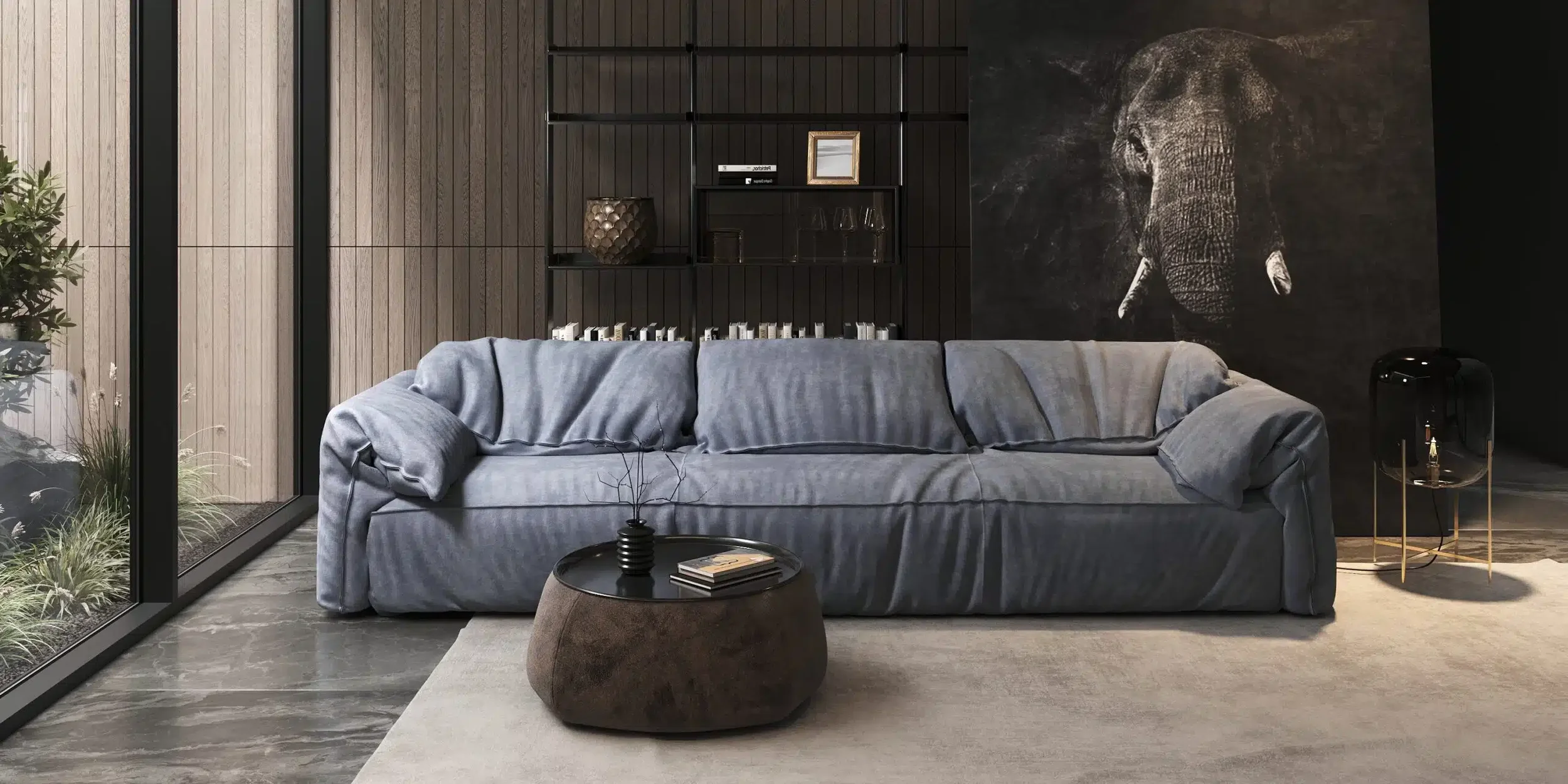 Sofa model Belle Trend, exclusive sofa style.