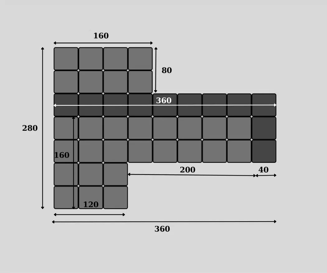 Technical sofa design nr.11 model imperial.