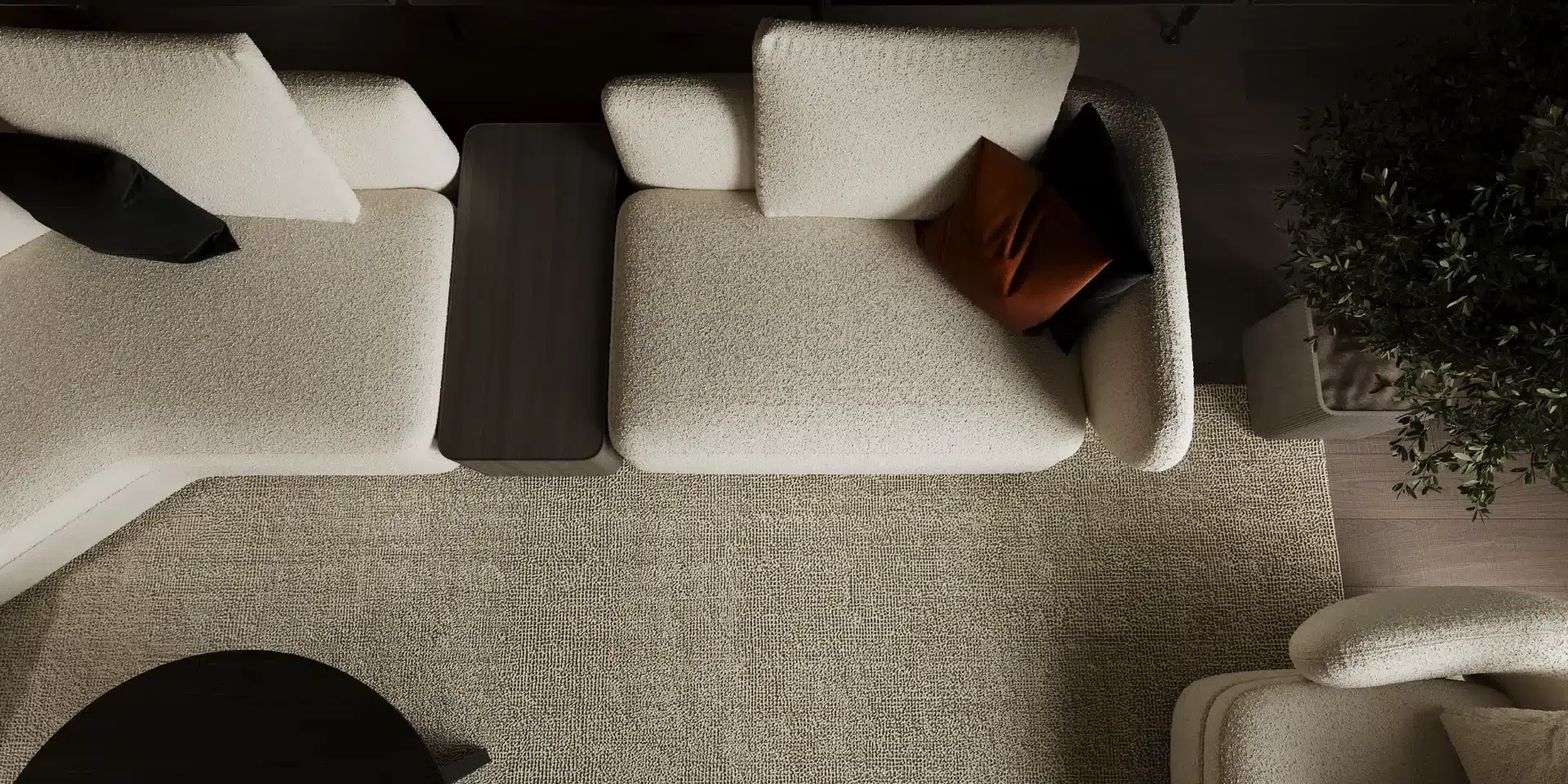 Sofa design model belle haven, a modern modular sofa.