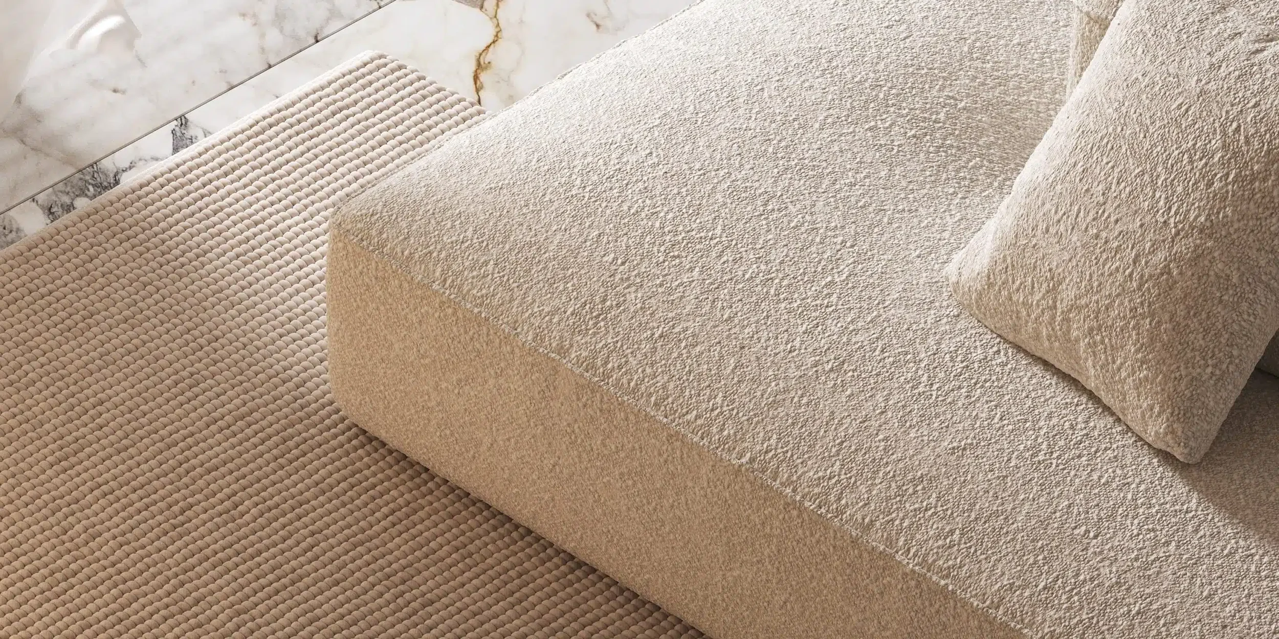 Custom sofa, sofas available in different upholstery, model sofa life.