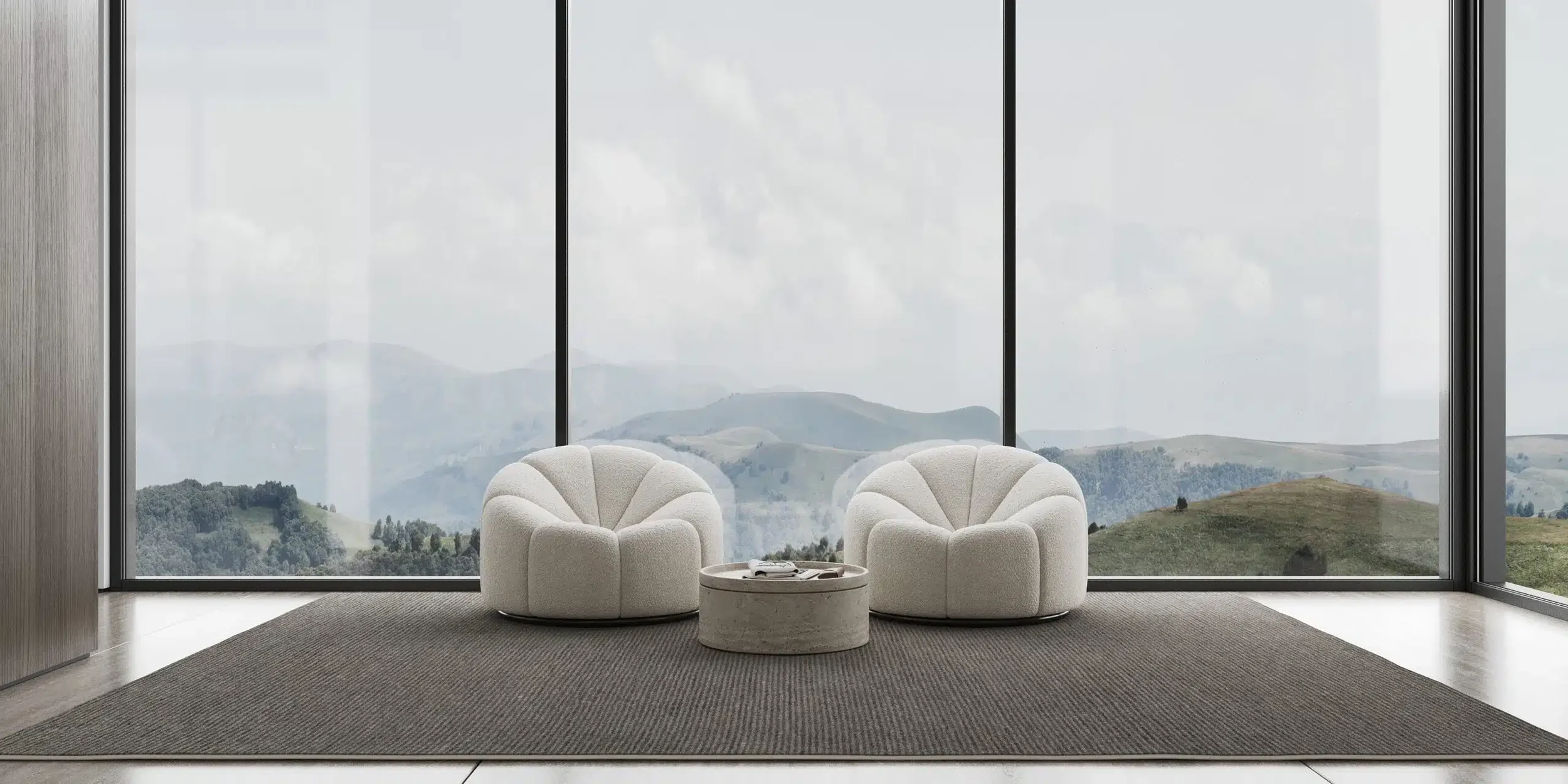 Luxury chair design, lounge chair model deisy.