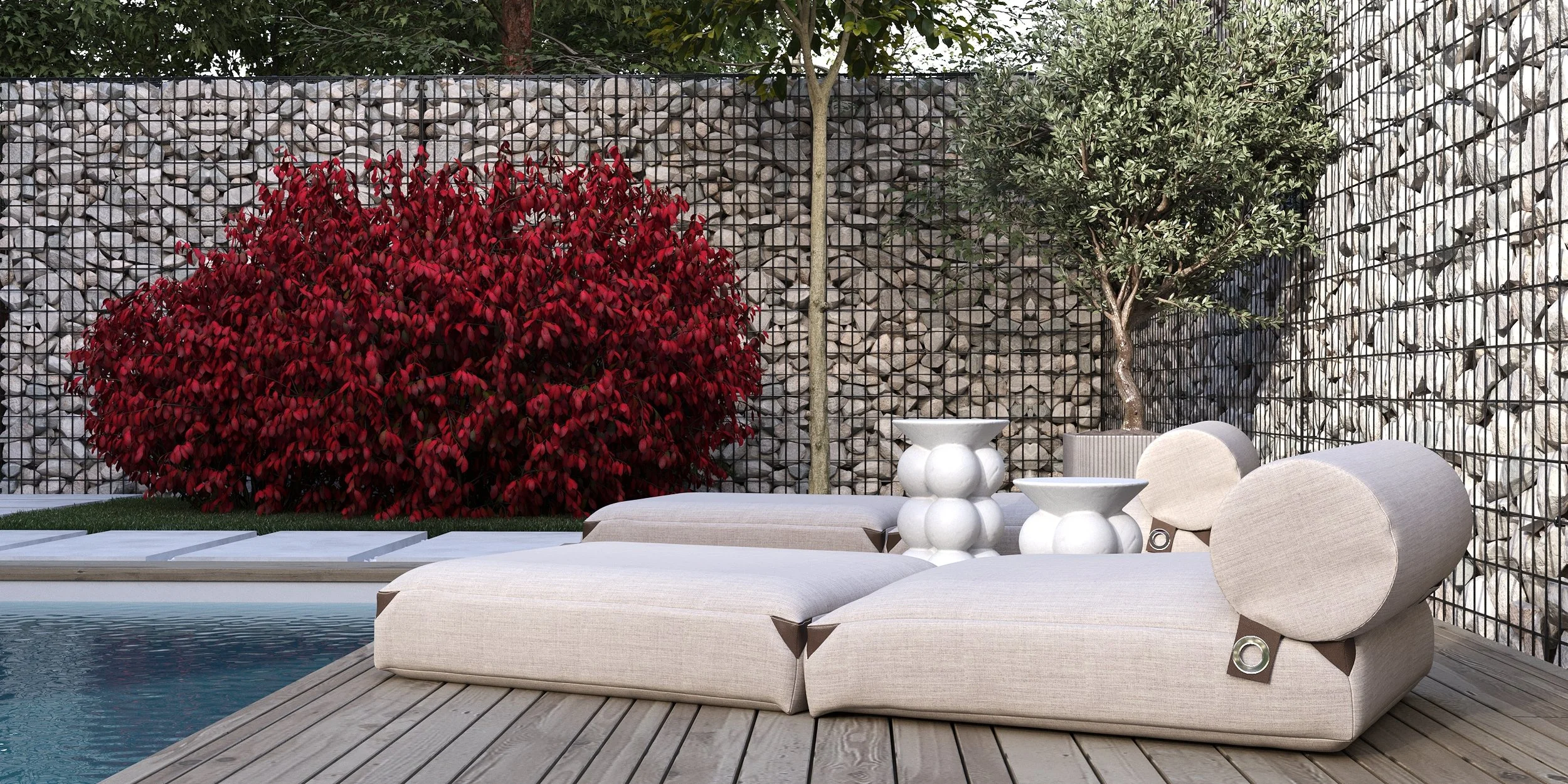 Premium segment outdoor furniture model novo lounge.