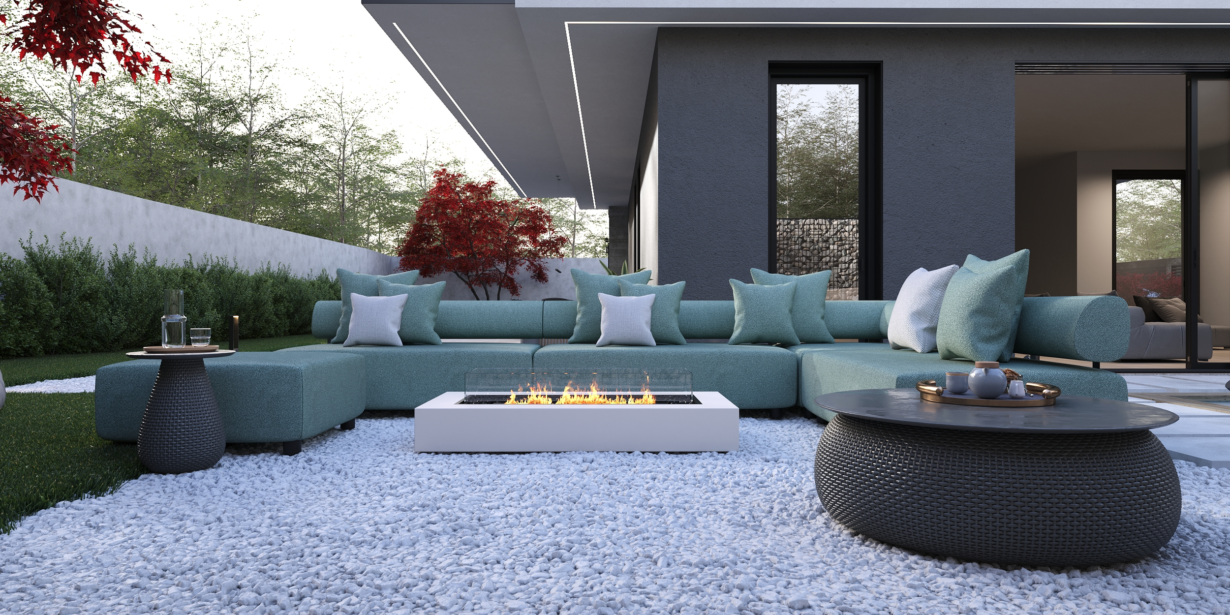 We produce custom sizes to order outdoor furniture model aqua rest.