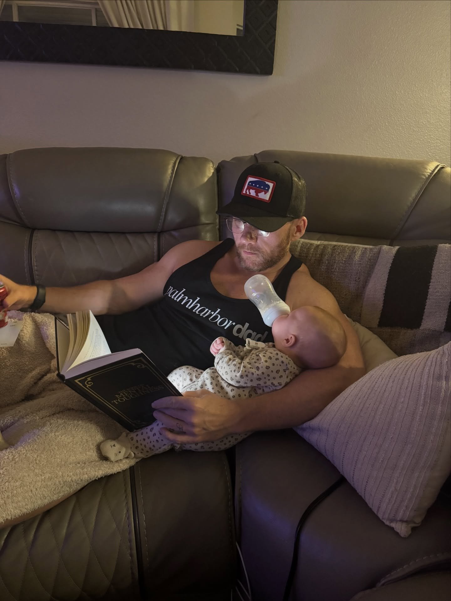 Saturday night.
This is my idea of fun.
Discipline > everything.  #palmharbordad