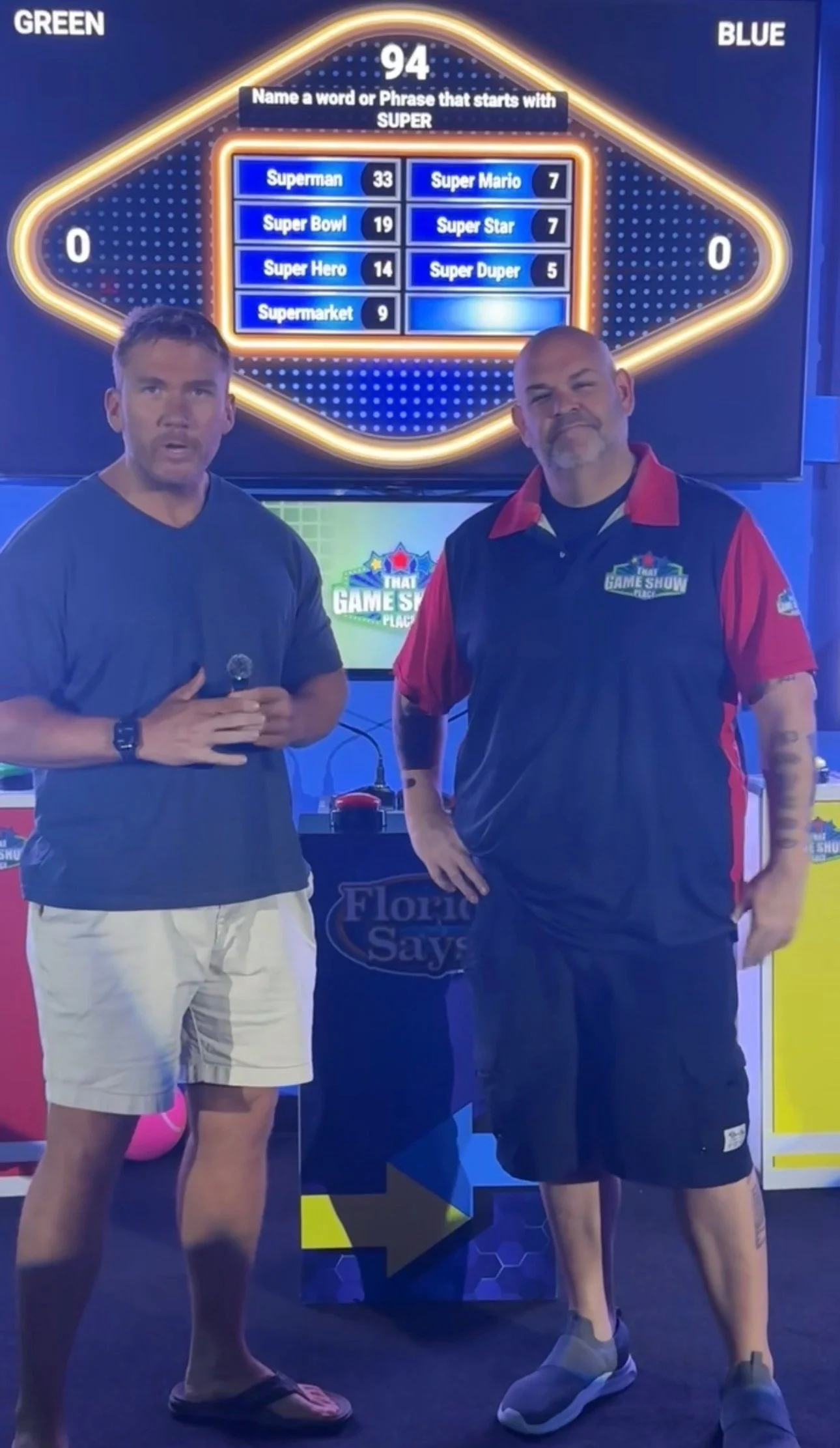 Palm Harbor Dad collab at The Gameshow Place in Palm Harbor, FL. Where families and friends go to play gameshow like games in a fun entertaining atmosphere.
