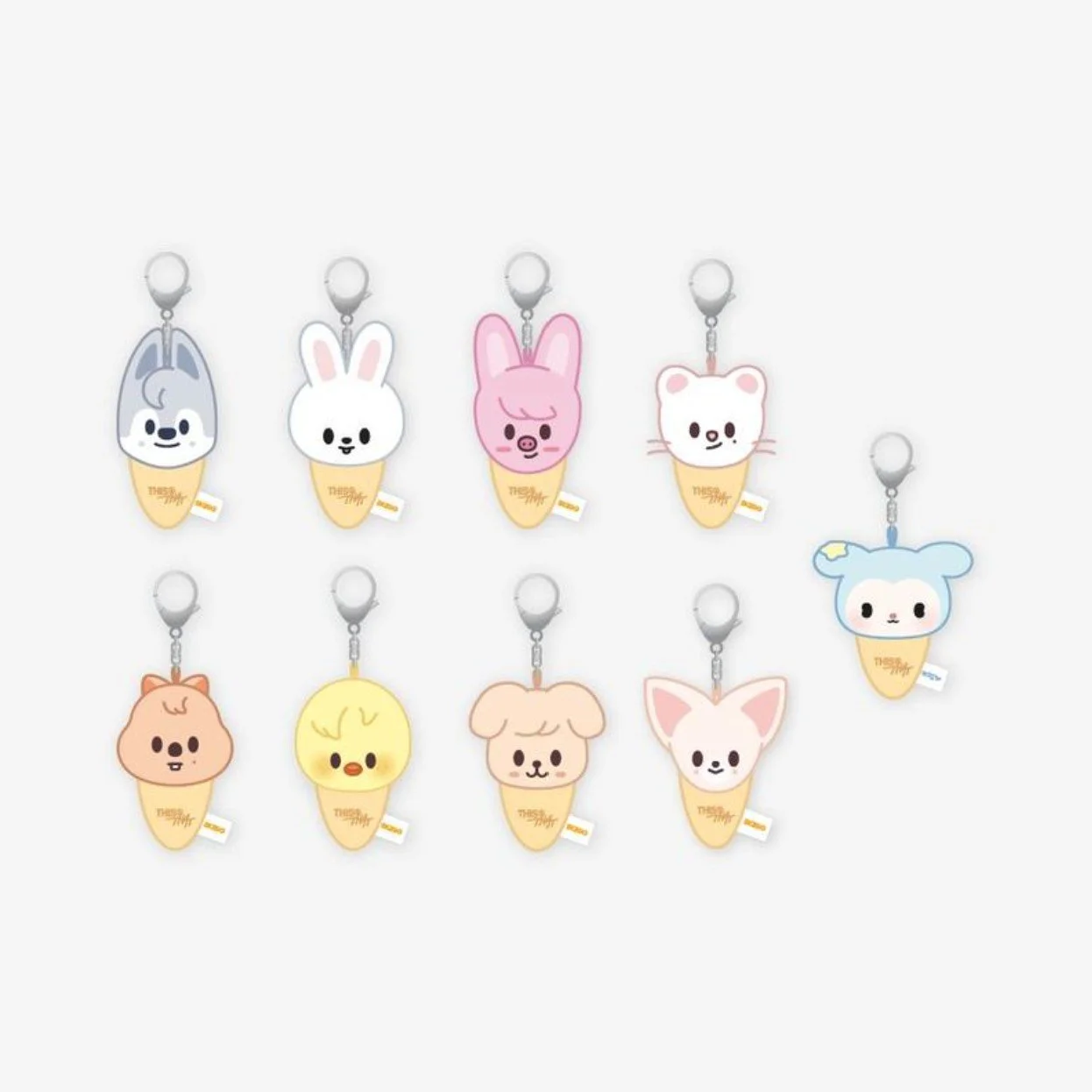 [Pre-Order] PLUSH KEYRING ICECREAM Ver. - THIS & THAT