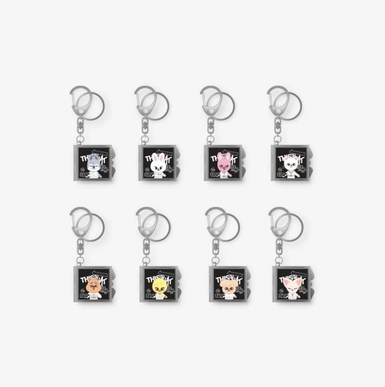 [Pre-Order] SKZOO MIRROR KEYRING - THIS & THAT