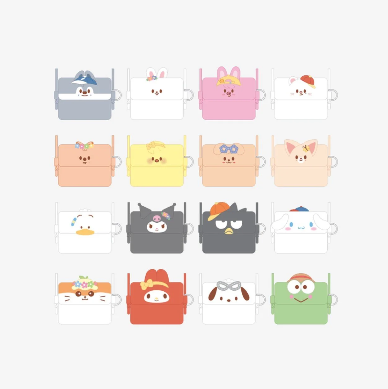 [Pre-Order] CARD WALLET CROSS BAG - SKZOO X SANRIO CHARACTERS