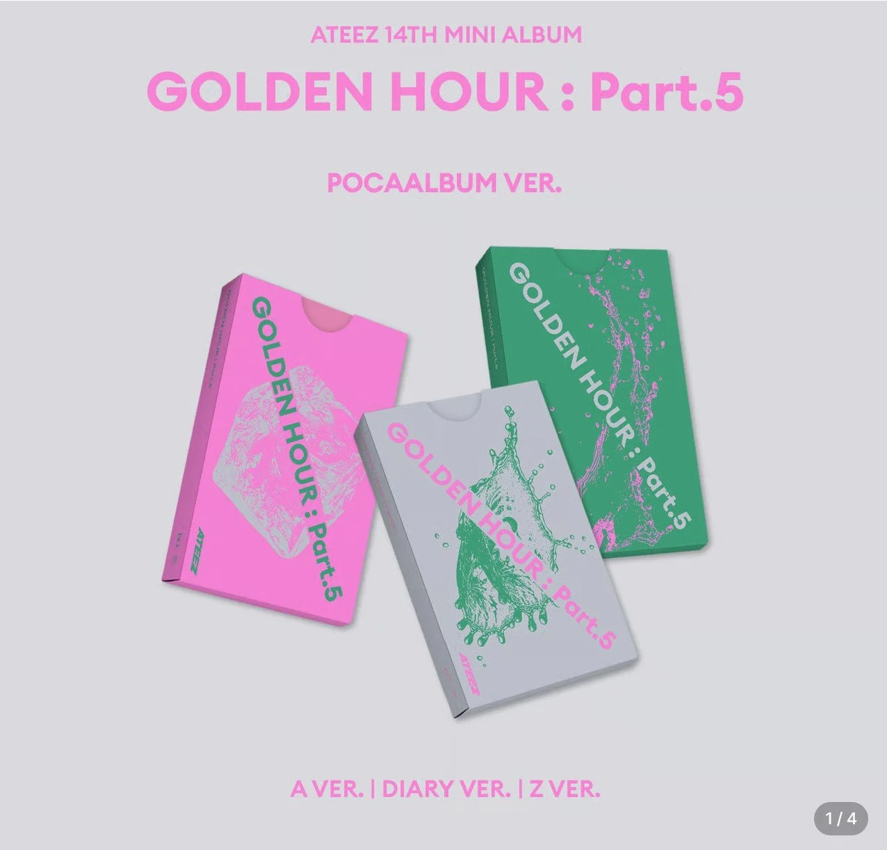 [Pre-Order] GOLDEN HOUR : Part.5 POCCAALBUM