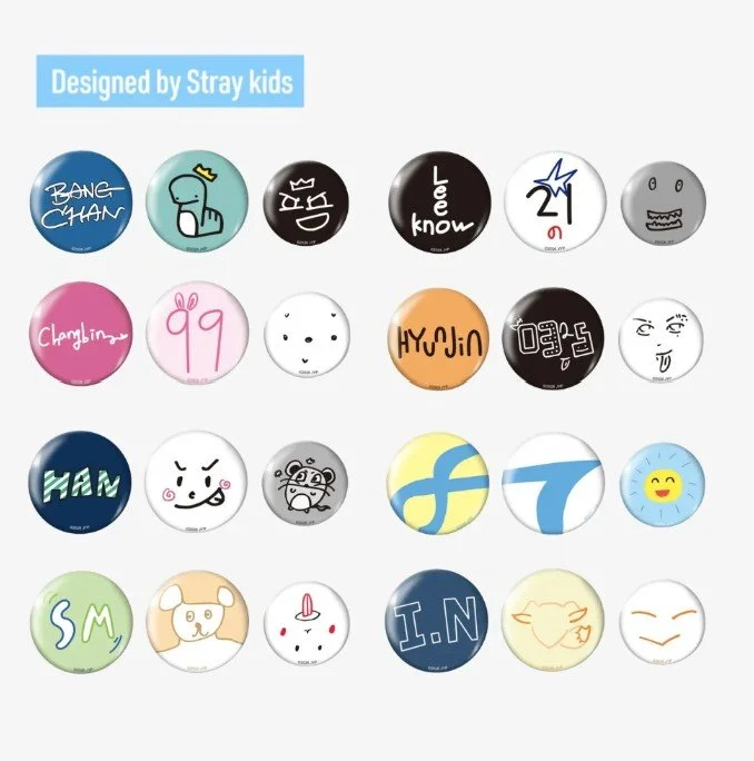 [Pre - Order] BADGE SET (3PIECES) - Stray Kids『World Tour <RUN IT JAPAN>』