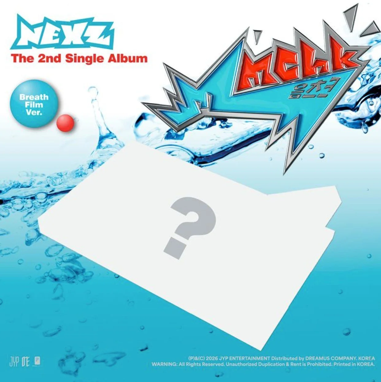 [Pre-Order] 2nd Single ALBUM Mmchk (Breath Film Ver.)