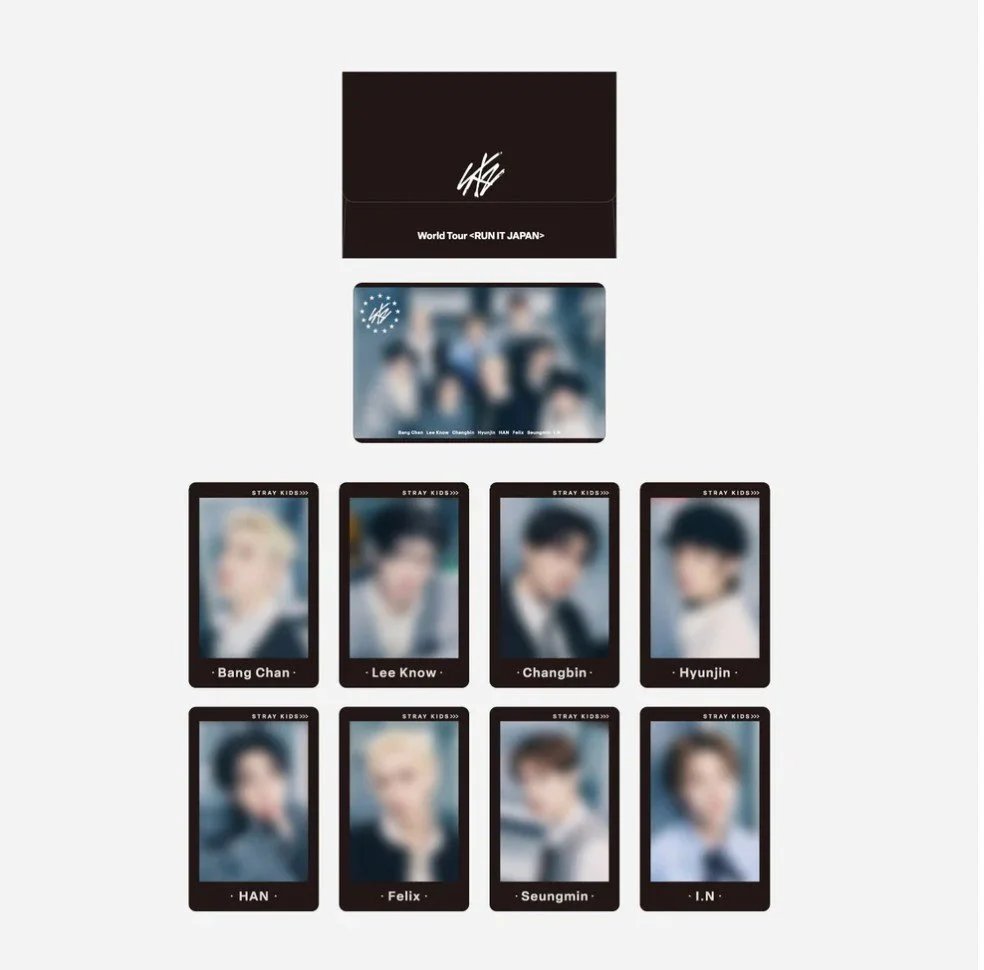 [Pre - Order] PHOTO CARD SET（9 PIECES) A / B Stray Kids『World Tour <RUN IT JAPAN>』