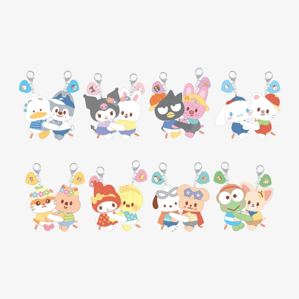 [Pre-Order] HUG PLUSH KEYRING - SKZOO X SANRIO CHARACTERS