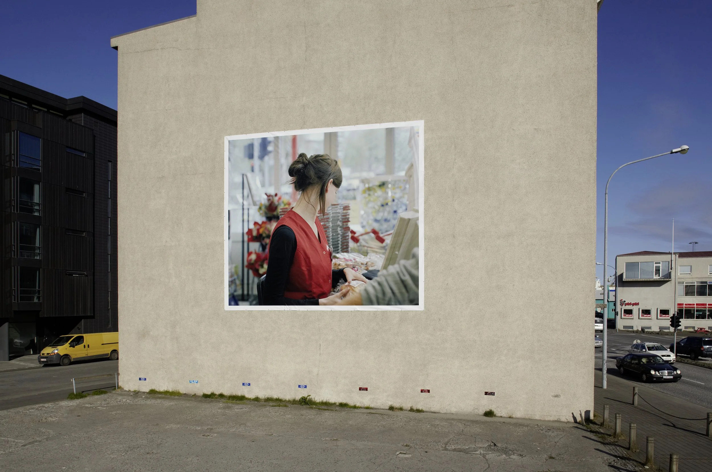 Artwork by Icelandic artist Kristleifur Björnsson.