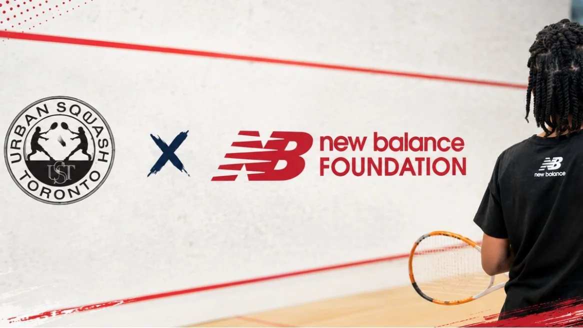 NEW BALANCE FOUNDATION AWARDS $100,000 USD TO URBAN SQUASH TORONTO TO EXPAND OPPORTUNITIES FOR YOUTH 

Read the full story and catch up on all the latest UST news through the link in our bio.