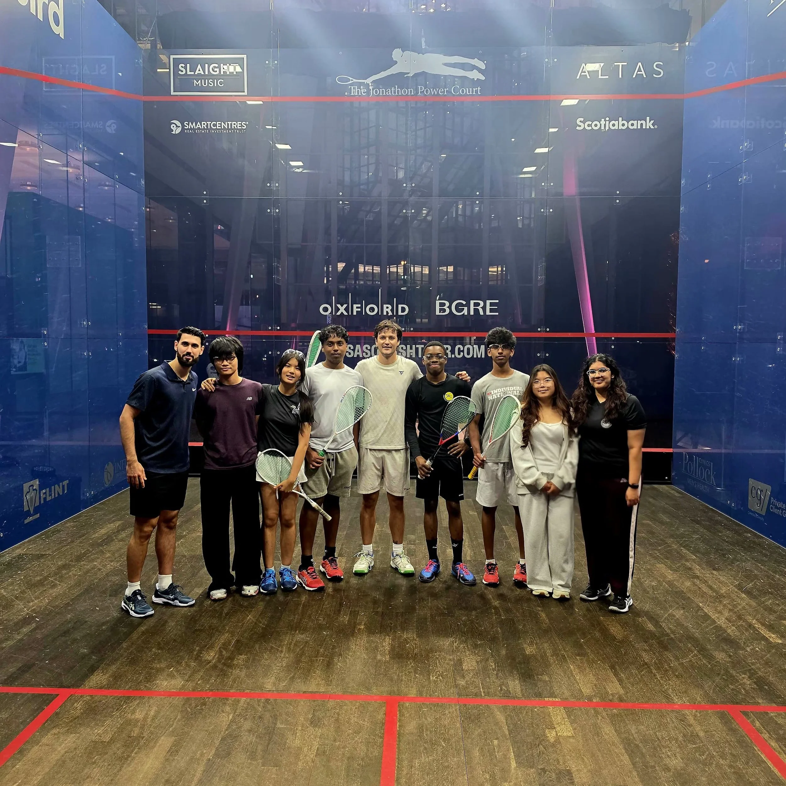 UST students had a chance to watch the world&rsquo;s best squash players in action and even step on court to play with the pros at the Canadian Women&rsquo;s Open 2026! 🏆💙 An inspiring experience that brought their love for squash to life! ✨