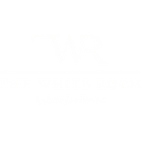 Logo van The White Room, met de tekst 'by Justin van Beem'.