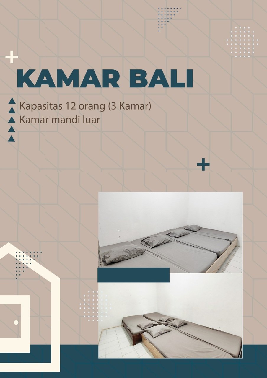 Fasilitas Kamar Vila Narwastu Pacet Mojokerto Untuk Retreat, Gathering, LDKS, LDKM. Sewa venue murah di Pacet dengan kapasitas besar
