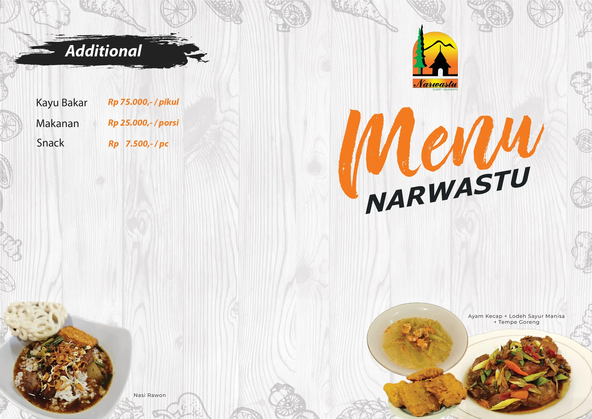 Menu Makanan Vila Narwastu