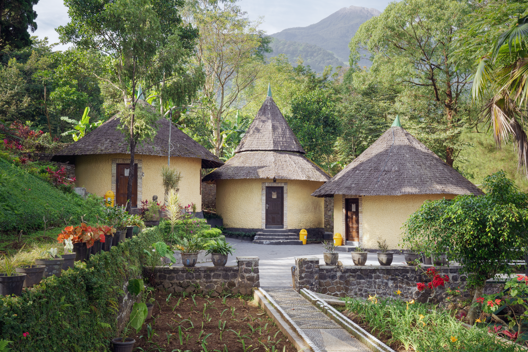 Rumah Irian Sewa Vila Narwastu di Pacet, Mojokerto untuk retreat, LDKS, team building, gathering. Vila nyaman, luas, dan fasilitas lengkap. Rental lokasi jawa timur grup besar