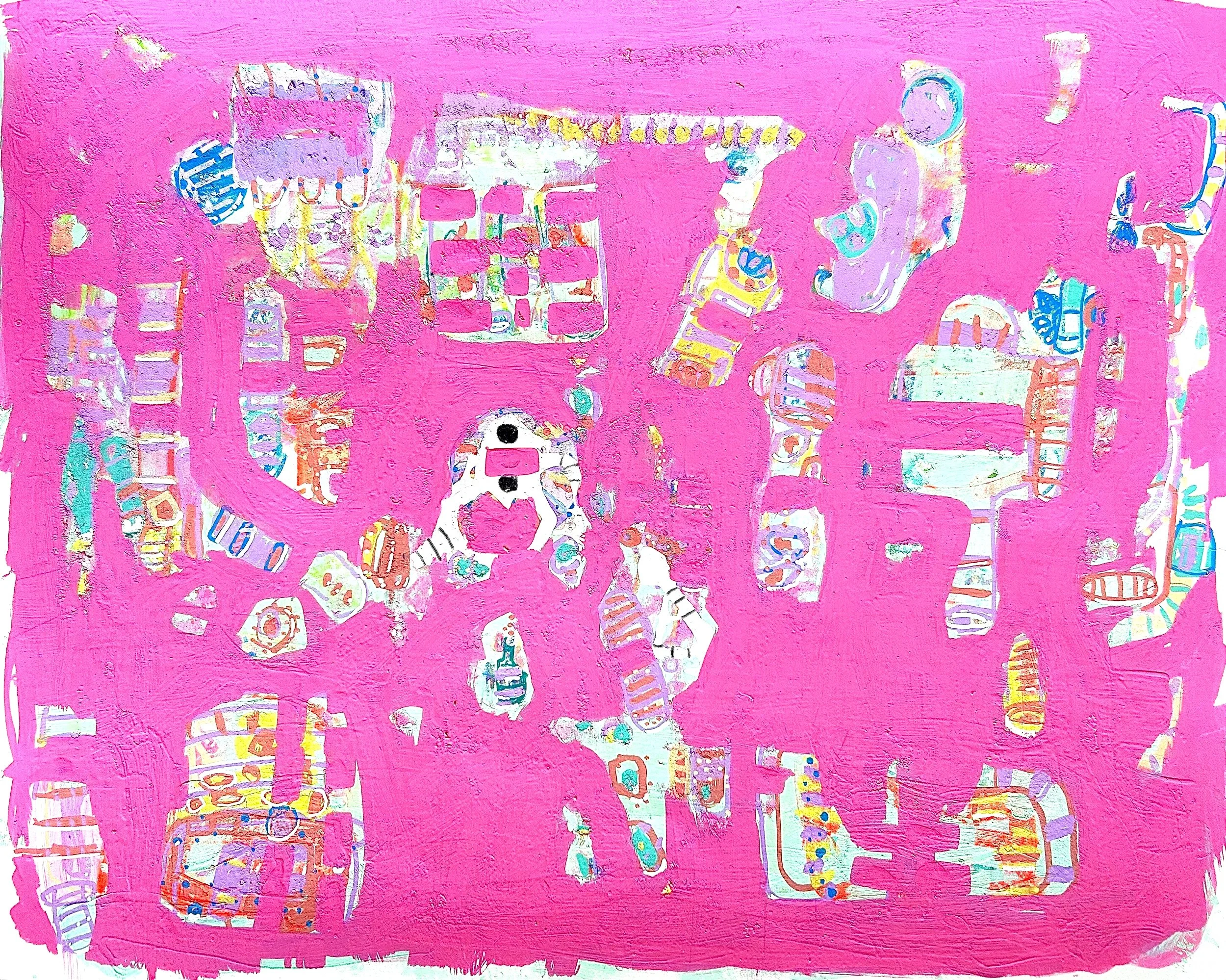 Manifesting a Party (2025).
Acrylic Paint and Pens on Fine Art Paper.
11x14 in.