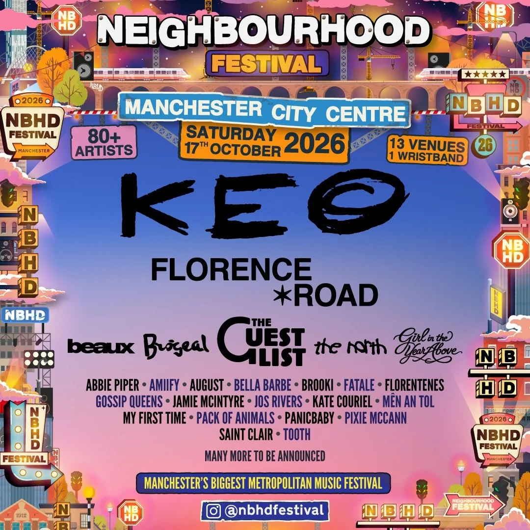 ✪ NEIGHBOURHOOD FESTIVAL ✪

OCTOBER 17TH

Our first time out of Alba. Down to the home of some great music. Get your trains booked, your rooms sorted, and a holiday request into the work. 

See yous October.

@nbhdfestival 

★PRE-SALE OUT NOW ★