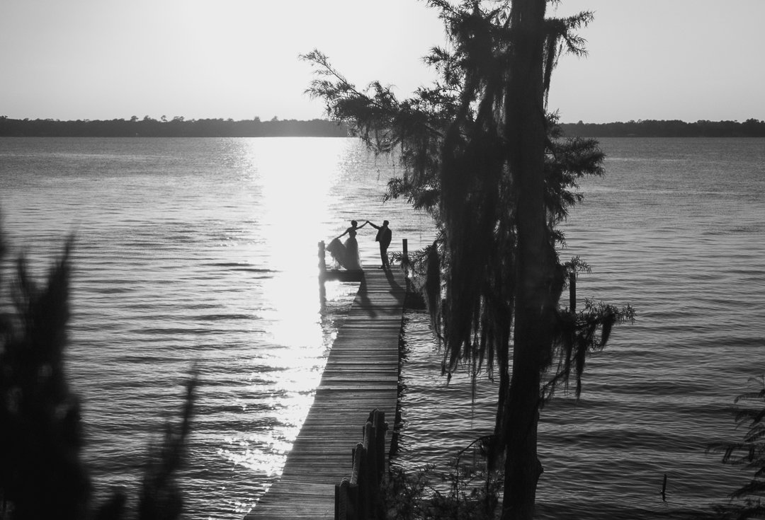sunset after wedding in St Johns FL - Karen Fabiola Photo