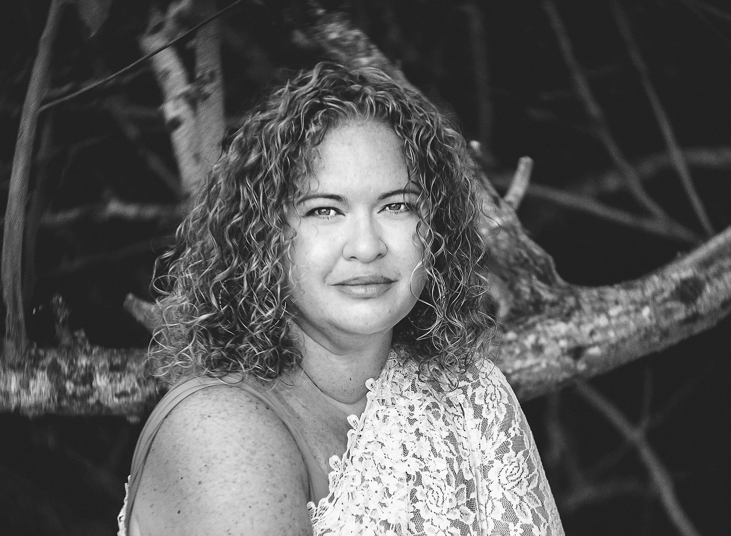 Black and White Portrait in Cabo Rojo, Puerto Rico