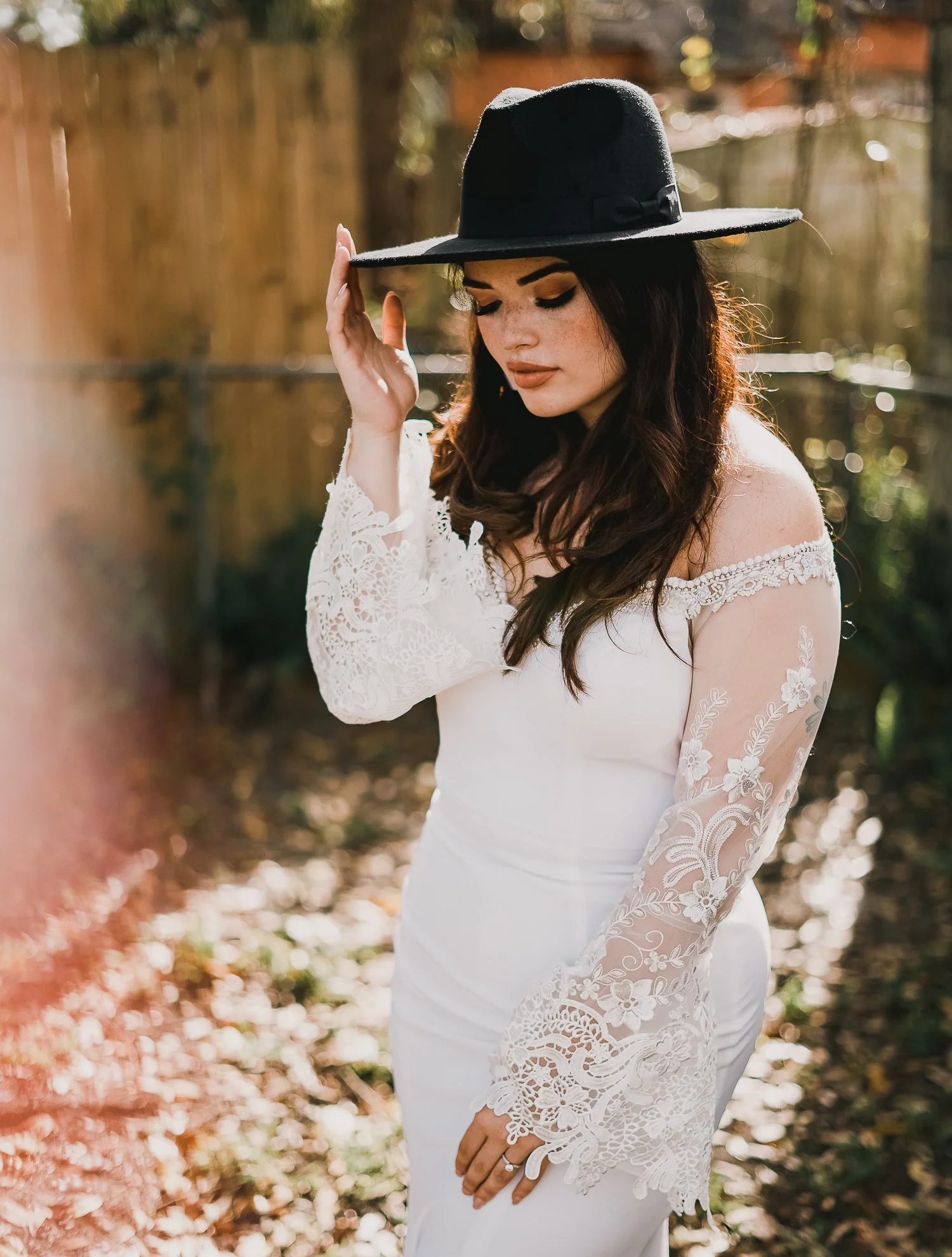 Boho style backyard wedding at The Cowford Co in Jacksonville , FL  - Karen Fabiola Photo