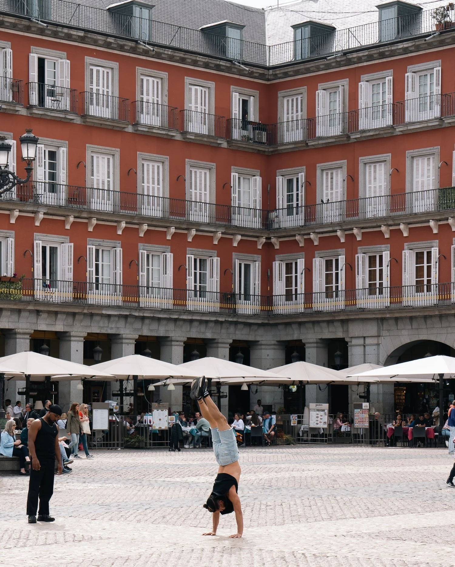 Performers at Plaza Mayor Madrid
