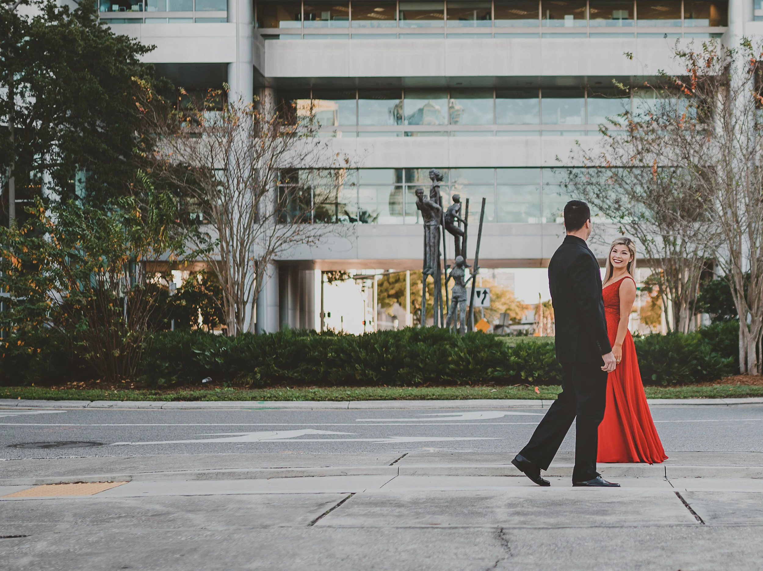 Unique Wedding anniversary photos in Downtown Jacksonville