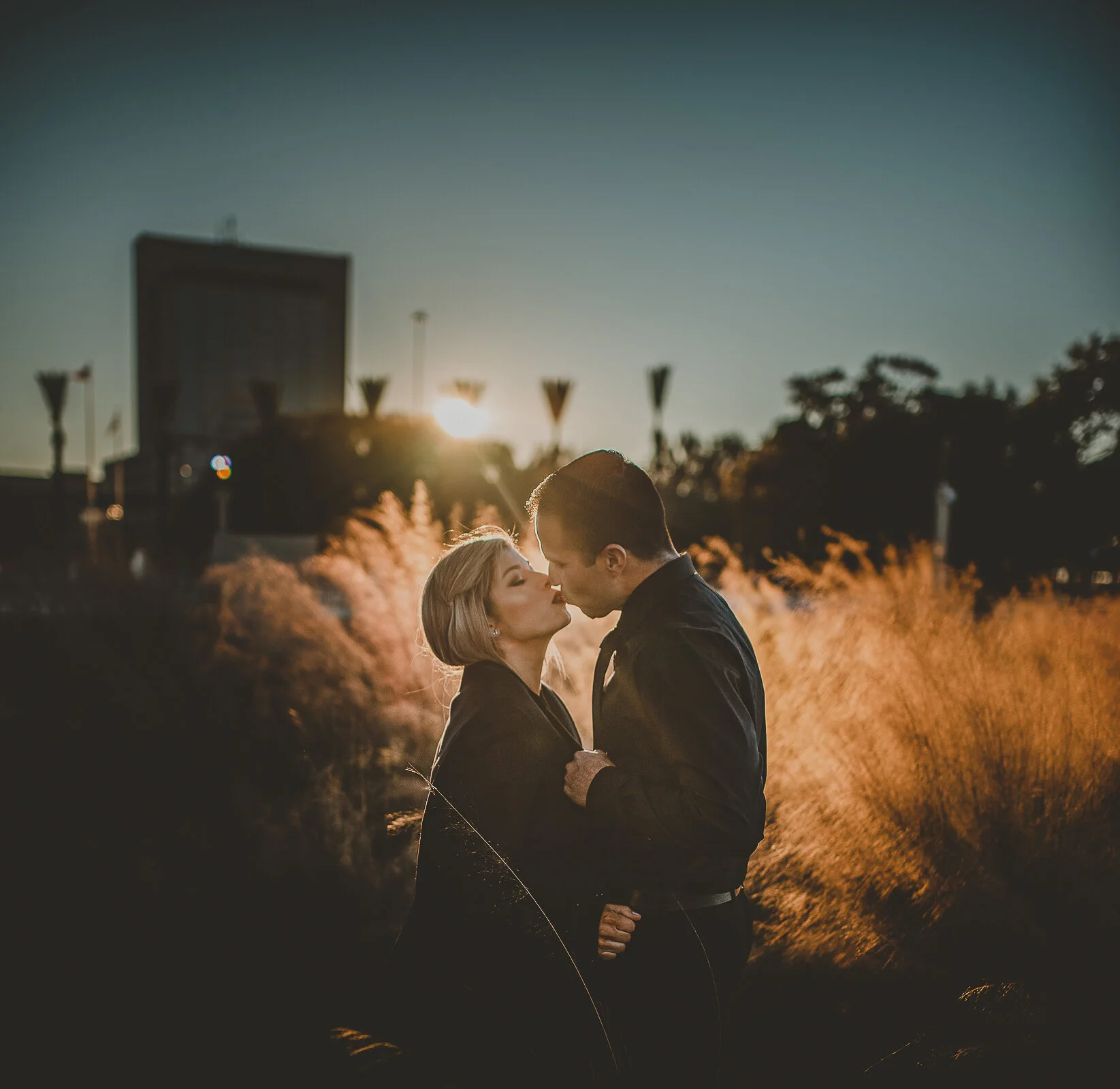 Celebrating their wedding anniversary with sunset photos at the park- Jacksonville, FL-Cabo Rojo, Puerto Rico-Karen Fabiola Photo-Travel photographer-available worldwide